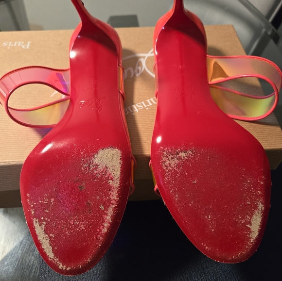 Christian Louboutin fuchsia sandals - Picture 6 of 6